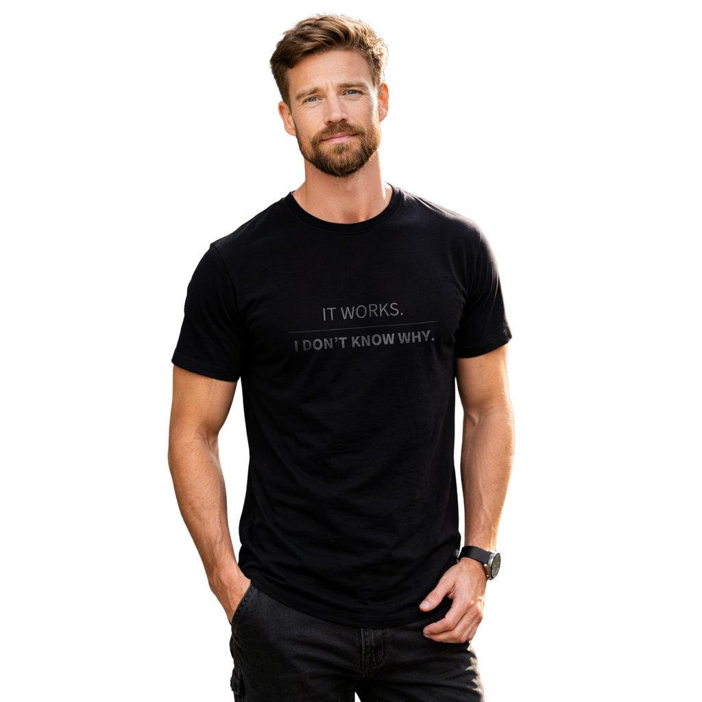 IT WORKS. I DONT KNOW WHY. - T-SHIRT