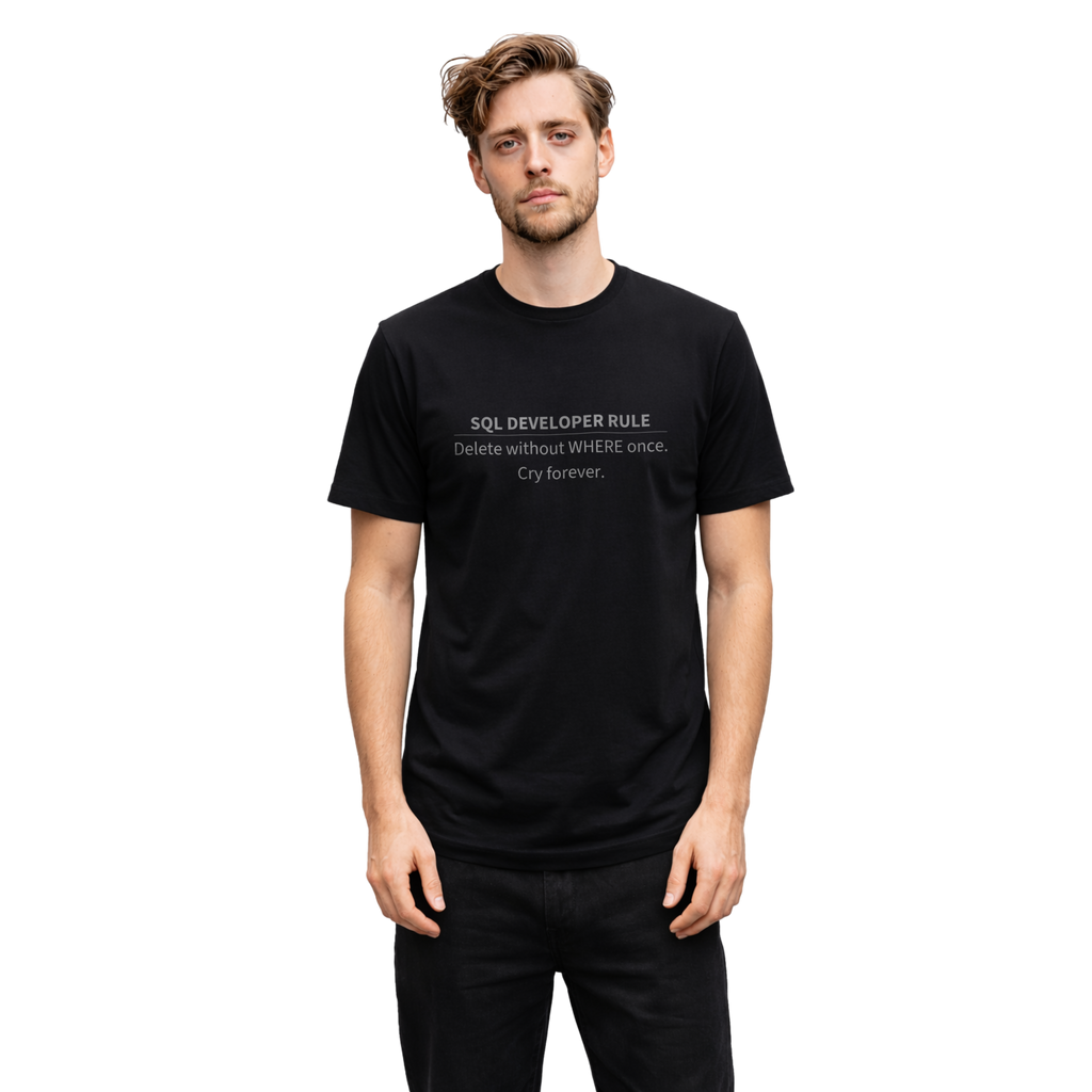 SQL DEVELOPER RULE - T-SHIRT