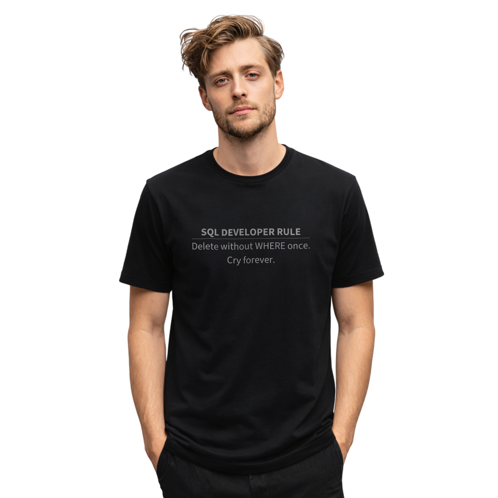 SQL DEVELOPER RULE - T-SHIRT